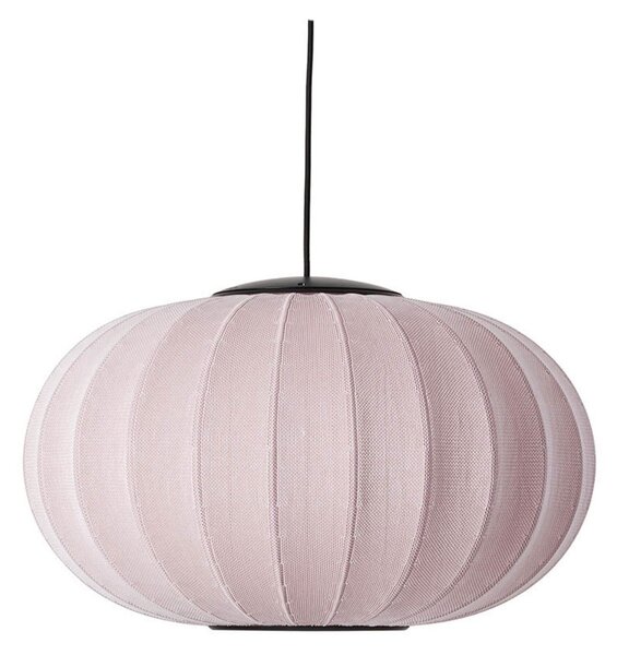 Lampa Wisząca Made By Hand, pudrowy róż, sypialnia, tkanina | tekstylia