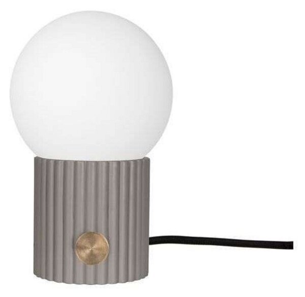 Lampa Stołowa Globen Lighting, szary, salon, szkło