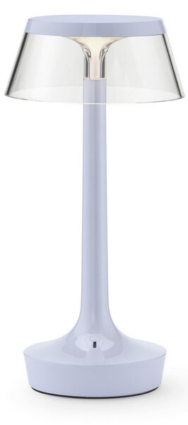 Lampa Stołowa FLOS, Bon jour unplugged, ściemnialny, niebieski, przedpokój, tworzywo sztuczne, design