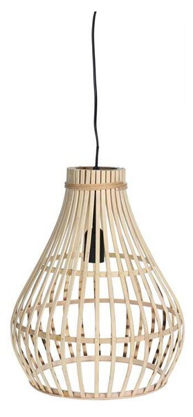 Lampa sufitowa pleciona bambus naturalna