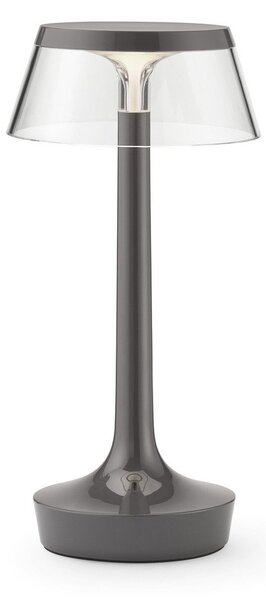 Lampa Stołowa FLOS, Bon jour unplugged, ściemnialny, szary, przedpokój, tworzywo sztuczne, design