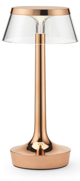 Lampa Stołowa FLOS, Bon jour unplugged, ściemnialny, miedziany, przedpokój, tworzywo sztuczne, design