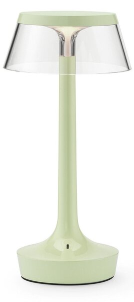 Lampa Stołowa FLOS, Bon jour unplugged, ściemnialny, zielony, przedpokój, tworzywo sztuczne, design