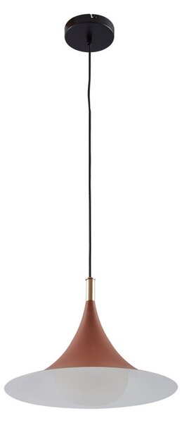 Lampa Wisząca Lindby, Jarl, ściemnialny, brąz rdzawy, jadalnia, metal, nowoczesny