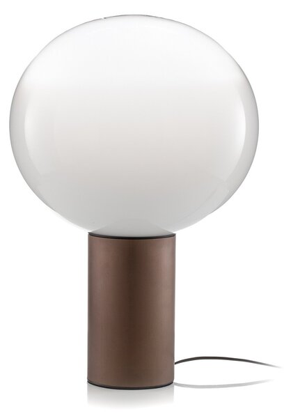 Lampa Stołowa Artemide, Laguna 37, ściemnialny, antyczny mosiądz, salon, szkło, design