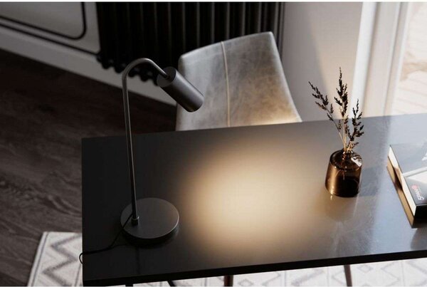 Lampa Stołowa By Rydéns, Curve, czarny, salon, metal, nowoczesny