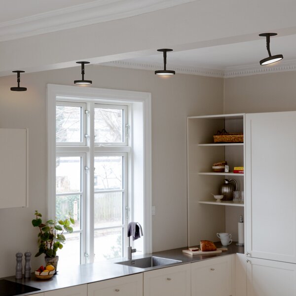 Lampa Sufitowa UMAGE, Asteria Spot, ściemnialny, czarny, salon, metal, design