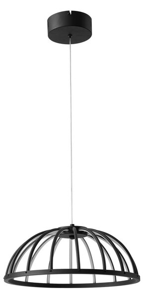 Lampa Wisząca Lucande, Attea, ściemnialny, czarny, salon, metal, nowoczesny