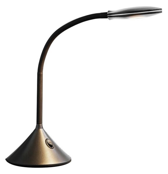 Lampa Stołowa Halo Design, czarny, gabinet | pracownia, tworzywo sztuczne