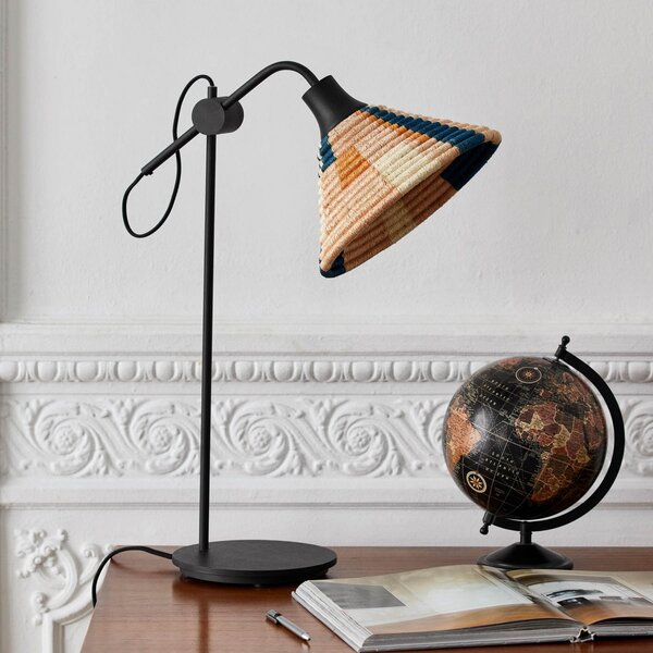 Lampa Stołowa Forestier, Parrot, czarny, salon, metal, design