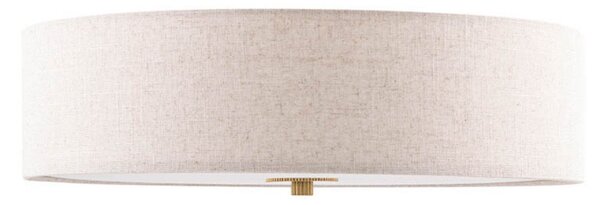 Lampa Sufitowa Globen Lighting, beżowy, salon, tkanina | tekstylia