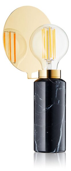 Lampa Stołowa DESIGN BY US, Blindspot, czarny, salon, marmur, design