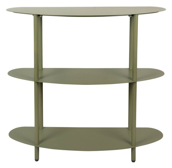 Zielony metalowy regał 90x82x28 cm Riqueza – Leitmotiv