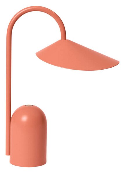Lampa Stołowa ferm LIVING, czerwony, salon, aluminium