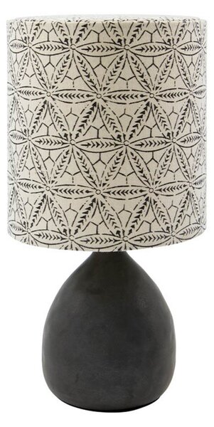Lampa Stołowa House Doctor, czarny, salon, tkanina | tekstylia, vintage