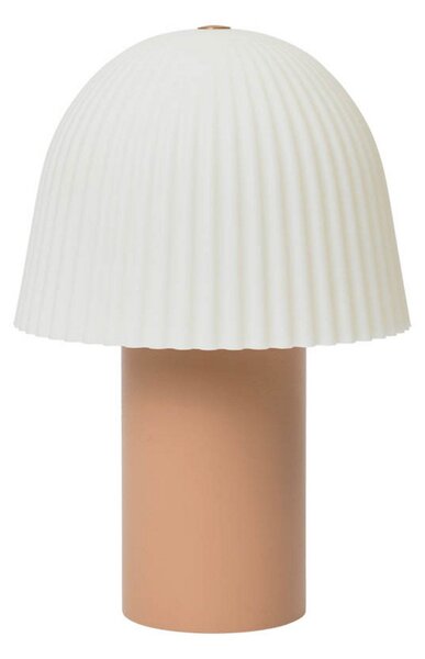 Frill Portable Lampa Stołowa Rose/White - Ferm Living