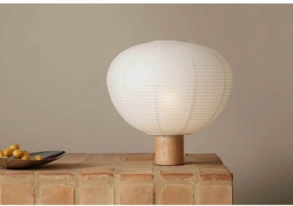 Lampa Stołowa Blomus, biały, salon, drewno