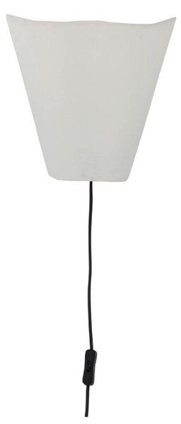 Lampa Ścienna Bloomingville, biały, salon, papier | karton