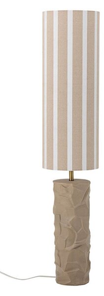 Lampa Podłogowa Bloomingville, beżowy, salon, tkanina | tekstylia