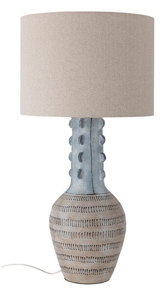Lampa Podłogowa Bloomingville, beżowy, salon, tkanina | tekstylia