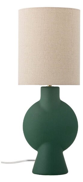 Lampa Stołowa Bloomingville, beżowy, salon, tkanina | tekstylia