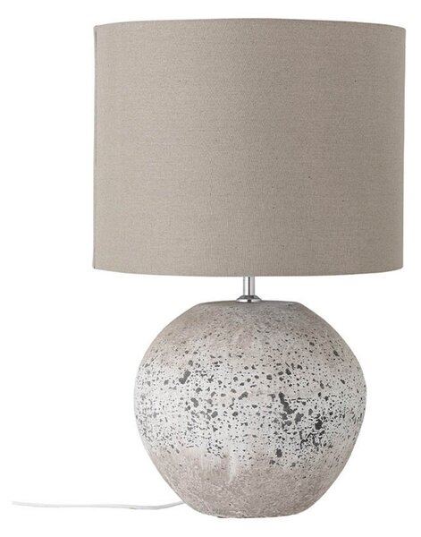 Lampa Stołowa Bloomingville, beżowy, salon, tkanina | tekstylia