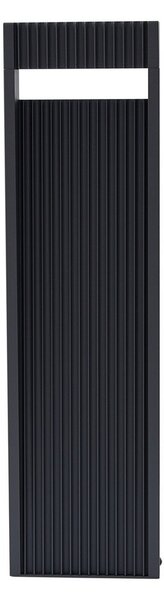 Zewnętrzna Lampa Lucande, Tavion, czarny, taras, aluminium, nowoczesny