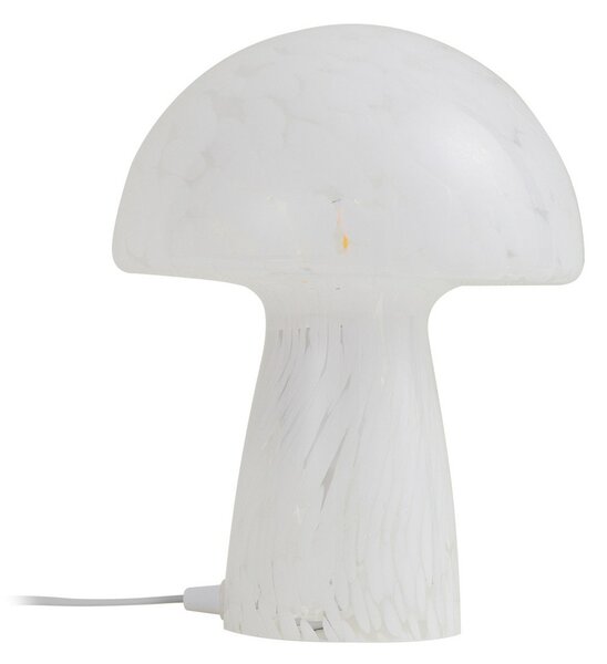 Lampa Stołowa Lindby, Hubi, biały, salon, szkło, nowoczesny