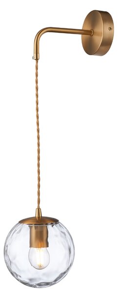 Pendar - kinkiet 30 cm kulisty minimalistyczny nowoczesny złoty