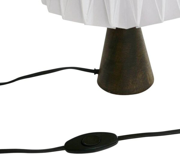 Lampa Stołowa Watt & Veke, biały, salon, drewno, skandynawski