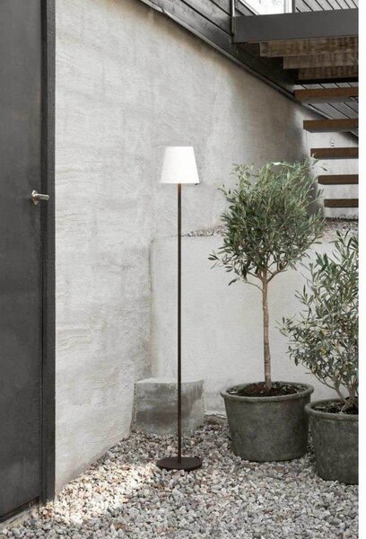 Lampa Podłogowa Watt & Veke, ściemnialny, beżowy, salon, metal, skandynawski