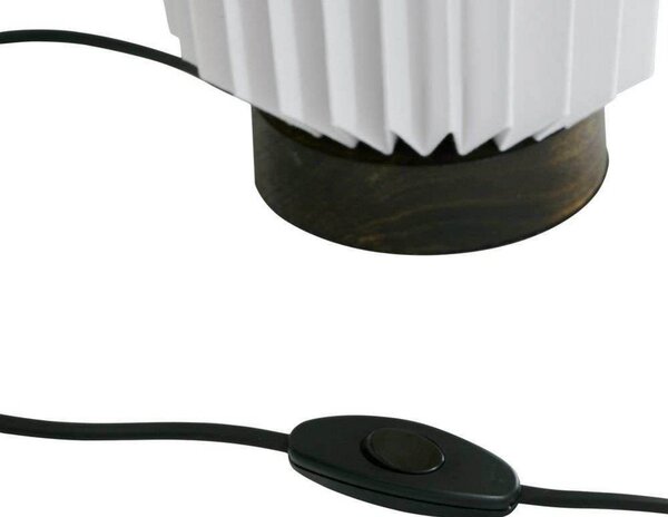 Lampa Stołowa Watt & Veke, biały, salon, papier | karton, skandynawski
