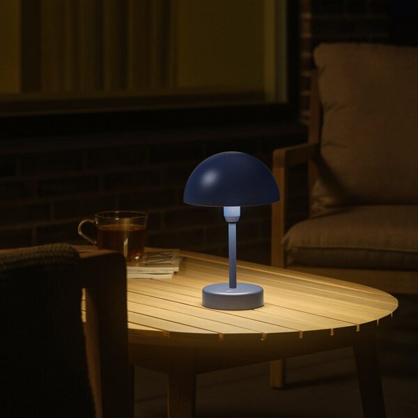 Zewnętrzna Lampa Nordlux, Ellen To-Go, ściemnialny, niebieski, balkon, aluminium