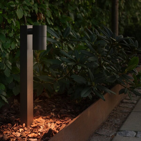 Zewnętrzna Lampa Nordlux, Ton 50, ściemnialny, czarny, nowoczesny