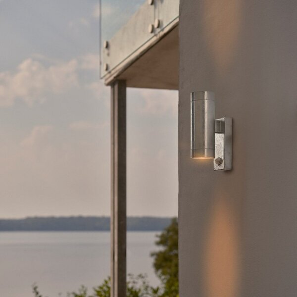 Zewnętrzna Lampa Nordlux, Tin Maxi Double, ściemnialny, metaliczny, nowoczesny