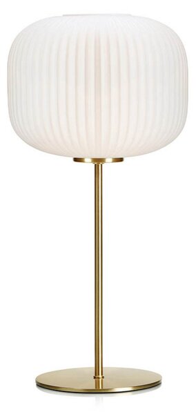Lampa Stołowa Markslöjd, biały, salon, szkło