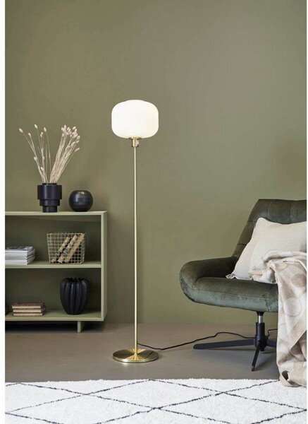 Lampa Podłogowa Markslöjd, biały, salon, szkło