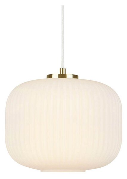 Sober Lampa Wisząca Brushed Brass/White - Markslöjd