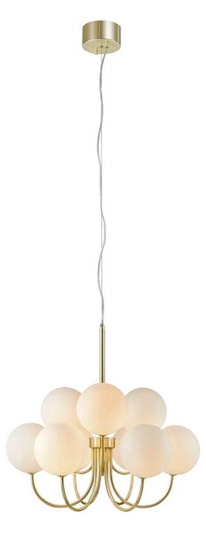 Lampa Wisząca Markslöjd, Bianco, ściemnialny, złoty | mosiężny, salon, metal