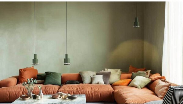 Chaumont Lampa Wisząca Ø19xH28 Green/Nikiel - DCW