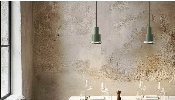 Chaumont Lampa Wisząca Ø19xH28 Green/Nikiel - DCW
