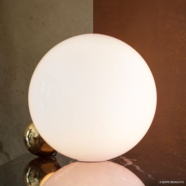 Lampa Stołowa FLOS, COPYCAT, ściemnialny, biały, salon, szkło, design