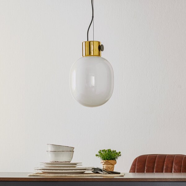 Lampa Wisząca Audo Copenhagen, JWDA, ściemnialny, biały, salon, szkło, design