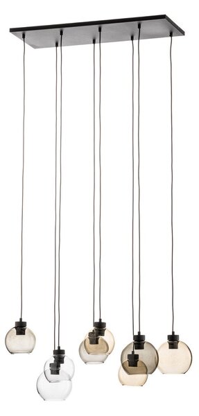 Lampa Wisząca TK Lighting, Cubus, ściemnialny, wielokolorowy, salon, szkło, nowoczesny