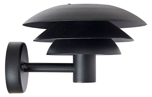 Zewnętrzna Lampa Dyberg Larsen, DL20, ściemnialny, czarny, metal, design
