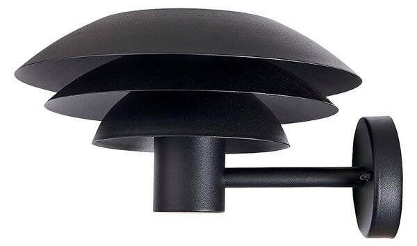Zewnętrzna Lampa Dyberg Larsen, DL31, ściemnialny, czarny, metal, skandynawski