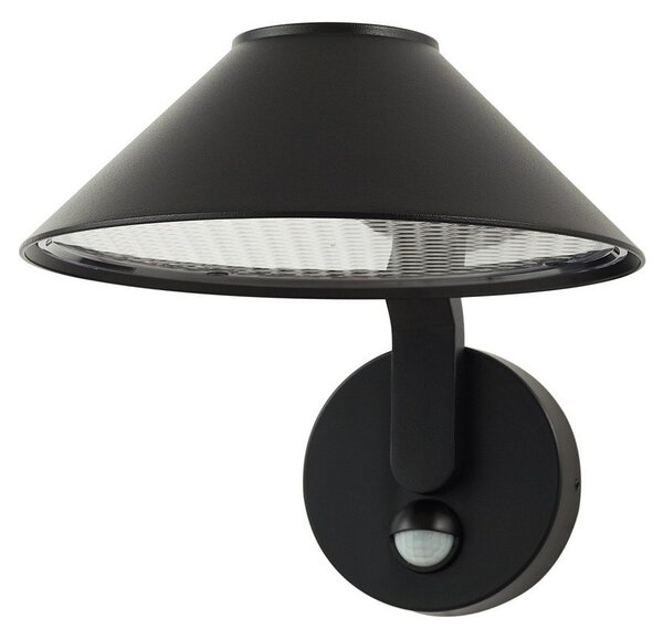 Zewnętrzna Lampa Lindby, Capelo, czarny, balkon, aluminium, nowoczesny