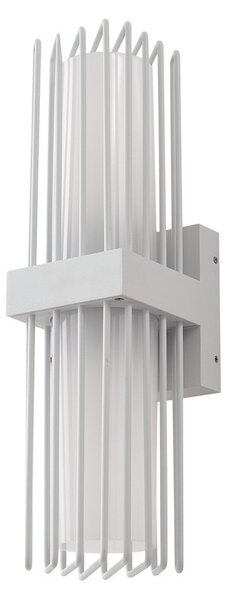 Zewnętrzna Lampa Lucande, Chandan, ściemnialny, biały, taras, aluminium, nowoczesny