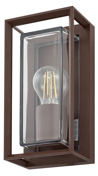 Zewnętrzna Lampa Arcchio, Ismera, ściemnialny, brąz rdzawy, balkon, aluminium, nowoczesny