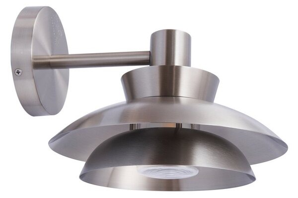 Zewnętrzna Lampa Lucande, Thais, ściemnialny, metaliczny, taras, stal szlachetna, nowoczesny
